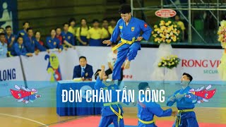 Đòn Chân Tấn Công  Vô Địch Vovinam Thế Giới Lần Thứ 7 Năm 2023 WorldVovinamChampionships vovinam [upl. by Chiquita807]