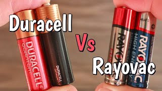 Duracell VS Rayovac AA Battery Test [upl. by Nodnnarb]