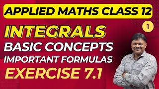 Integrals  Part 1  Introduction  Ex 71  Applied Mathematics class 12  Gaur Classes [upl. by Yrrah]