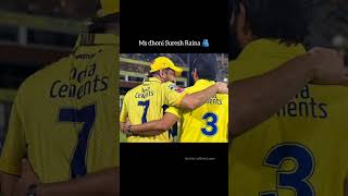 Ms dhoni Suresh Raina 🫂 cricket teamlndia indiancricketer ipl teamindai msdhoni sureshraina [upl. by Hgielrac]