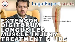 Extensor Digitorum Longus Leg Muscle Injury Treatment Guide  2021  UK [upl. by Aria]