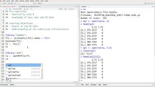 Reading raw mass spectrometry data in R [upl. by Cirdes]