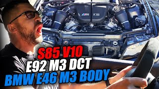 GAME OVER 🤯V10 amp DCT 😍 BMW E46 M3 🔥  Nürburgring [upl. by Ratha]