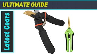 Pruning Shears Garden Scissors Clippers  Best Professional Sharp Bypass Pruning Shears and [upl. by Jack]