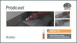 ARDEX SX™ ​100 Silicone Sealant for Tile and Stone Applications​​​​​​​​​​​​​​  Prodcast® [upl. by Bink278]