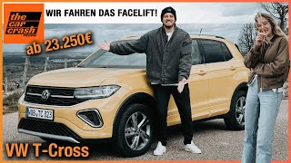 VW TCross im Test 2024 Wir fahren das NEUE Facelift ab 23250€ Fahrbericht  Review  RLine [upl. by Ilse]