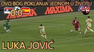 Srbija Španija 00 Luka Jović šansa za gol [upl. by Tran539]