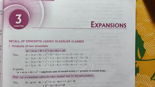 EXPANSIONS CHAPTER 3 EXERCISE 3 B CLASS 9 ICSE [upl. by Rosario226]