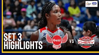 CHERY TIGGO VS PETRO GAZZ  SET 3 GAME HIGHLIGHTS  2024 PVL REINFORCED CONFERENCE  AUGUST 22 2024 [upl. by Merras89]