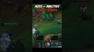 VOLIBEAR VS YONE LEVEL 1 FIGHTS  League of legends [upl. by Horace]