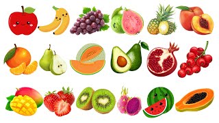 Learn Fruits for Kids  Fruit Names with Spelling [upl. by Ydnac]