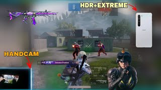 HDREXTREME aquos r5g pubg test  TDM handcam gameplay [upl. by Retep]