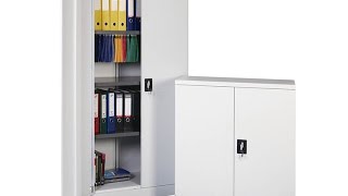 Metal Storage Cabinet with Locking Doors [upl. by Helsa]