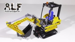 Lego Technic 8047 Compact Excavator  Kompaktbagger  Lego Speed Build Review [upl. by Huldah340]