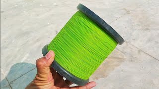 New Monofil Gold Original Manja  Green Colour Best Manja For Flying Kite 🪁🧵 [upl. by Boj]