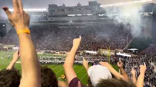 Virginia Tech’s Enter Sandman Entrance vs ODU  922023 [upl. by Harelda41]