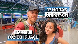 17 HORAS DE ÔNIBUS de SÃO PAULO PARA FOZ DO IGUAÇU EM SEMILEITO  Canal Hoje Tem [upl. by Sueddaht]