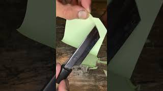 Satisfying Sharpness fyp knife knifesharpening satisfying [upl. by Lizbeth]