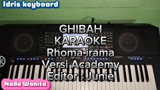 GHIBAH  KARAOKE  Rhoma irama  Nada Wanita [upl. by Sacci]