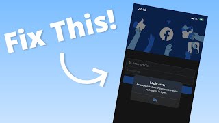 How to Fix “An unexpected error occurred” on Facebook [upl. by Kylen]