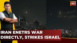 IsraelIran War Begins Iran Strikes Israel With 400 Missiles All Israelis In Bomb Shelters [upl. by Nayd470]