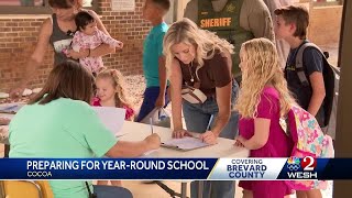 Brevard County elementary school adopts yearround calendar as part of pilot program [upl. by Nylakcaj]