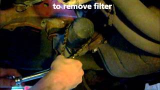 Fiat Bravo Oil Change amp Oil Filter Change [upl. by Boothman]