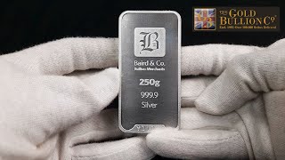 250g Baird Silver Minted Bar I Buy Now [upl. by Arytal455]