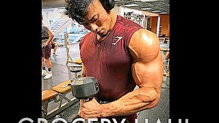 INSANE SHOULDER amp CHEST WORKOUT  MINI GROCERY HAUL  20 DAYS OUT [upl. by Husain]