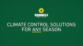 Climate Control Rental Services  Sunbelt Rentals [upl. by Sivie]