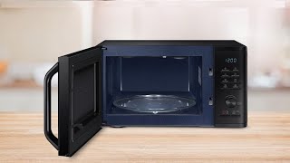 Samsung 23 L Grill Microwave Oven MG23A3515AKTL Black Various Auto Cook Programs Keep Warm [upl. by Holmen]