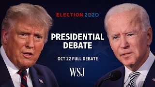 Full Debate President Trump and Joe Biden Square Off for Final Time Ahead of Election [upl. by Walczak]