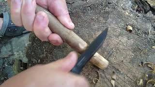 MORAKNIV GARBERG CARBON vs SHOVEL HANDLE [upl. by Drofniw]