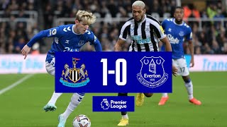 NEWCASTLE 10 EVERTON  Premier League highlights [upl. by Ahsimek]