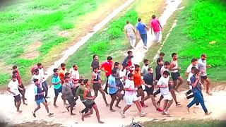 warmup Running video polytechnic ground UP Ballia agniveer armylover army 1600m 🪖🇮🇳❣️ [upl. by Hgielsa325]