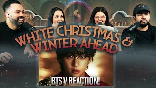 V of BTS quotWinter Ahead MV amp White Christmas MVquot  What an Emotional Rollercoaster  Couples React [upl. by Froh]