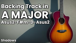 Emotional PopRock Backing Track in A Major  Simple Backing Tracks [upl. by Naara724]