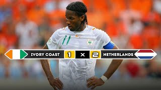 Ivory coast 🇮🇪 × 🇳🇱 Netherlands  1 × 2  HIGHLIGHTS  All Goals  World Cup 2006 [upl. by Ammeg]