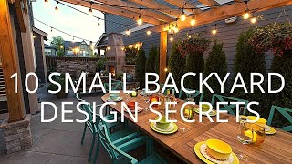 Small Landscape Design Ideas 10 Secrets [upl. by Ignatzia]