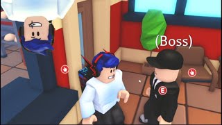 I got fired from my job In Adopt me On Roblox [upl. by Anelhtak23]