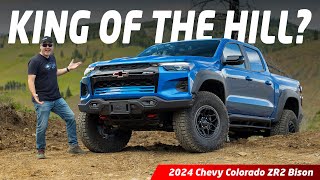 Can it Conquer our Mountain 2024 Chevrolet Colorado ZR2 Bison Tested [upl. by Nolyak596]