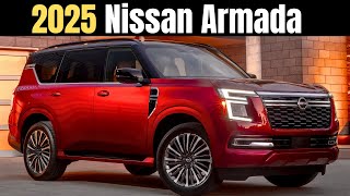 The New 2025 Nissan Armada  First Look and Review [upl. by Eiuqnom]