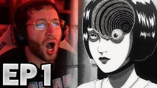 FIRST TIME REACTION to UZUMAKI Episode 1 [upl. by Clevey]