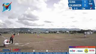 PALARONG PAMBANSA 2024  BASEBALL DIAMOND 2 ELEM SEMIFINALS CALABARZON R4A VS CENTRAL LUZON R3 [upl. by Tlihcox]