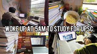 12hr continuous study sessions 💪 a productive day in my life UPSC 2024 prelims STUDY VLOG [upl. by Delle]