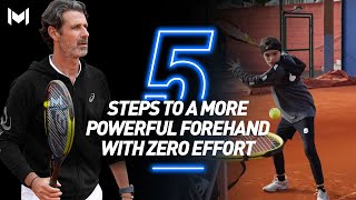 5 Steps to a More Powerful Forehand with Zero Effort [upl. by Wiseman]