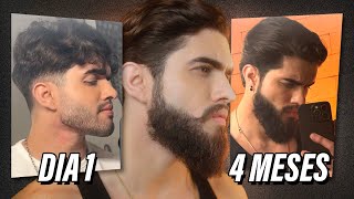 4 MESES com MINOXIDIL KIRKLAND  Barba de lenhador🧔🏻‍♂️ [upl. by Yntirb]