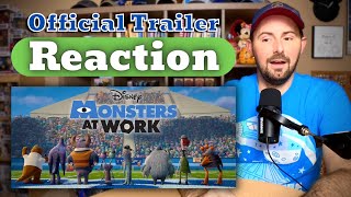 Monsters at Work Season 2  Official Trailer Reaction  Return to Monsters University [upl. by Nnyleahs]