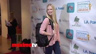 Danika Yarosh Arrives at Celebrity Stuffathon benefiting Baby2Baby  See Dad Run Actress [upl. by Ainessej598]