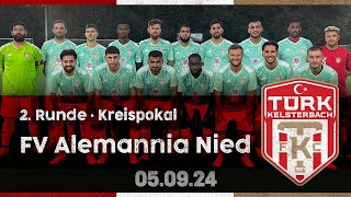 2425  2Runde Kreispokal  TÜRK Kelsterbach vs FV Alemannia Nied 52 [upl. by Leirbaj]